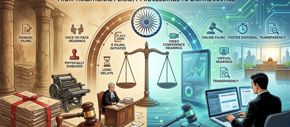 The Evolution of E-Adjudication in India: From Traditional Penalty Proceedings to Digital Justice