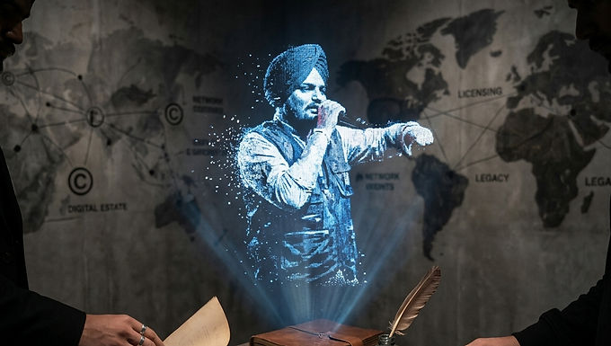 Signed to god, but who signs the rights? Legal analysis of moosewala’s hologram tour