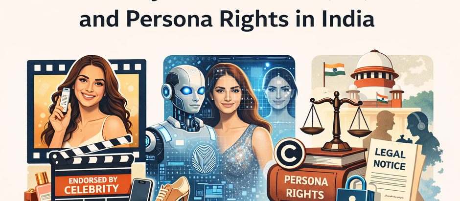 Celebrity Endorsements, AI, and Persona Rights in India
