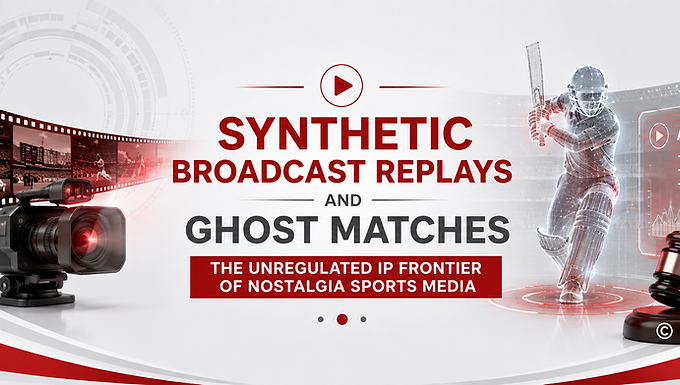 Synthetic Broadcast Replays and Ghost Matches : The Unregulated IP Frontier of Nostalgia Sports Media