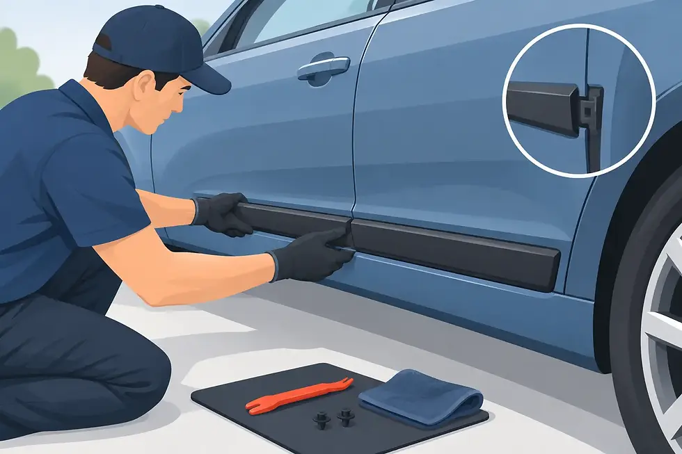 Fix Loose Molding on a Car the Right Way