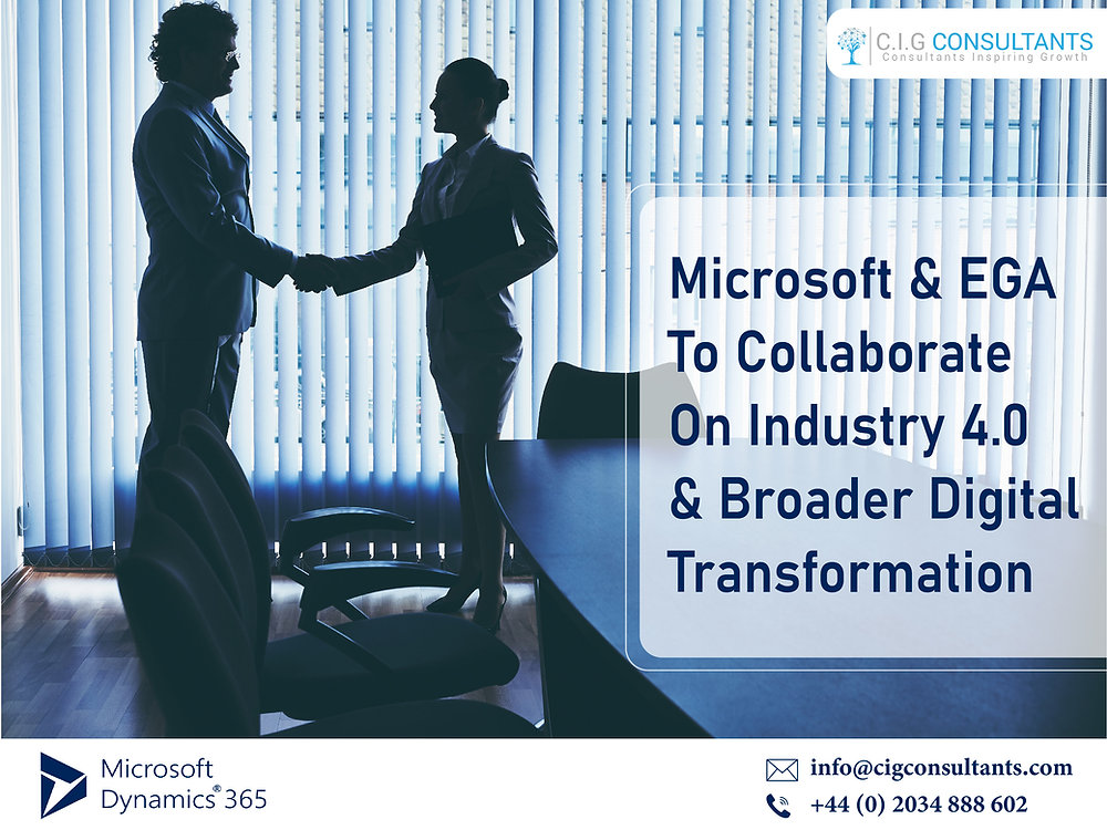 Microsoft & EGA To Collaborate On Industry 4.0 & Broader Digital ...