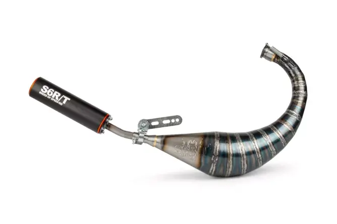 Miniatyrbild: Exhaust Stage6 R/T 80 - 90cc CNC Orange / Black Derbi