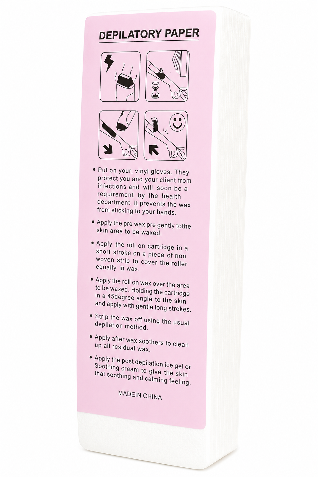 Depilatory Wax Strip Paper