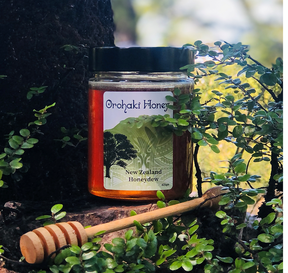 Orohaki glass with stirrer in Forest