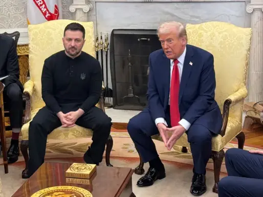 TRUMPIT DHE ZELENSKIT I NGRITEN PRITE