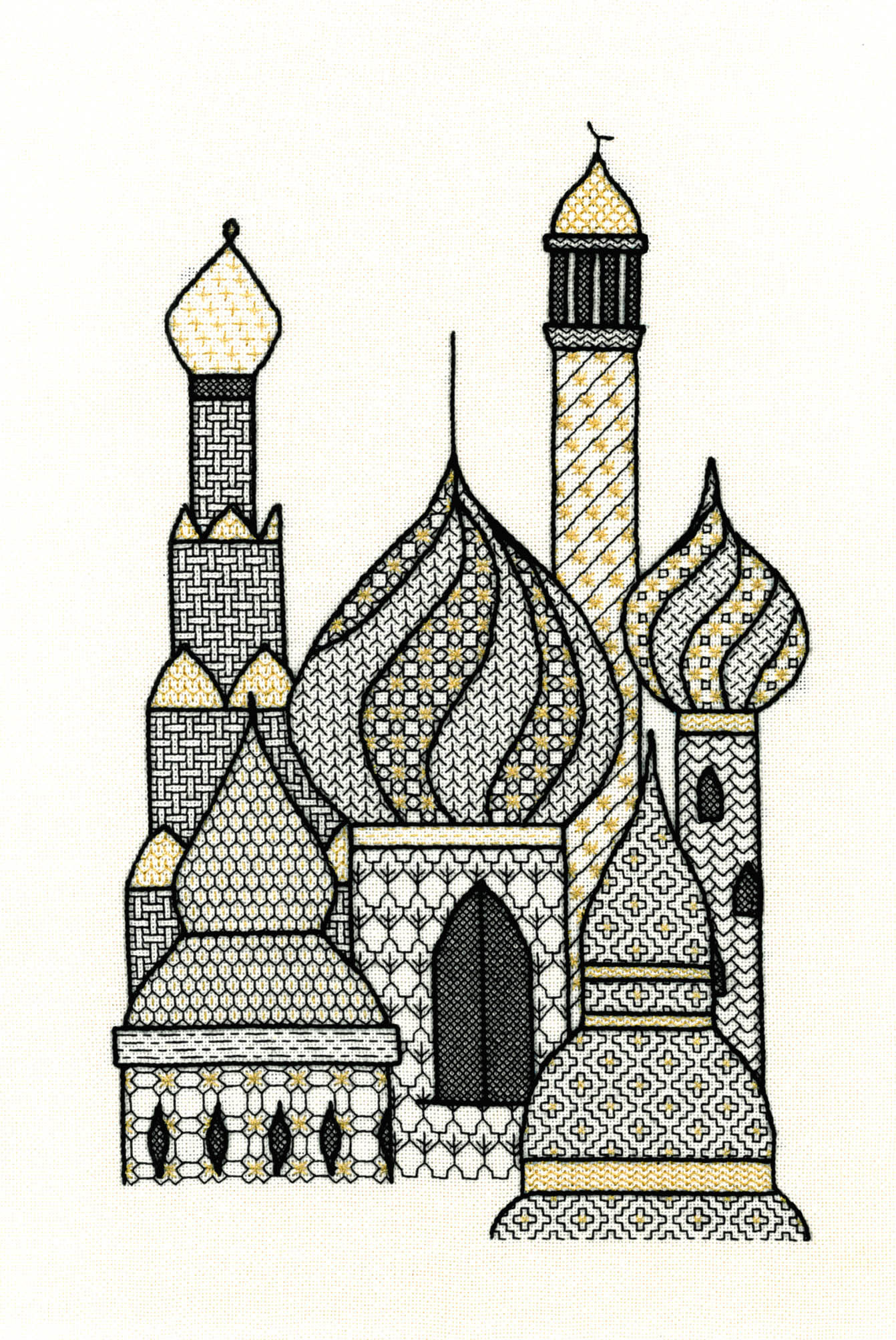 Blackwork Minarets
