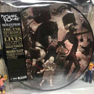 A picture disk of My Chemical Romance's Welcome to the Black Parade.