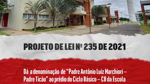 PRÉDIO DA USP NA ZONA LESTE DA CAPITAL
PODERÁ RECEBE NOME DE PADRE TICÃO