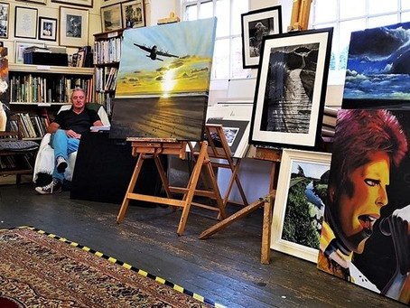 The North Devon Black Arts practising in Pilton.