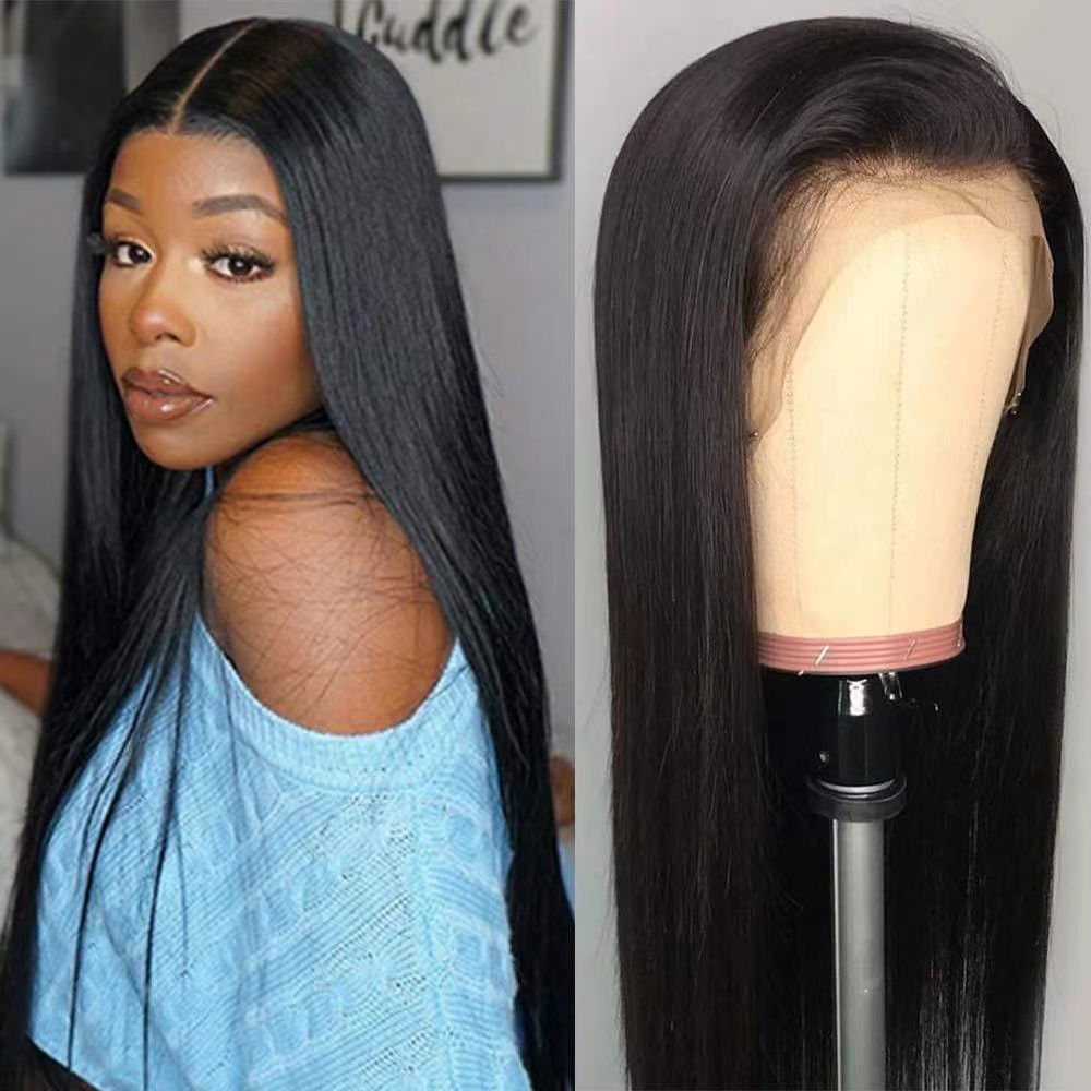 Black Middle Part Lace Front Wig for Women | 6180 SALES