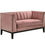 Thumbnail: Rose/Blush Velvet Loveseat
