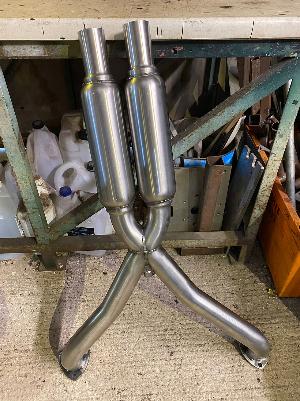 Thumbnail: X Pipes in Stainless Steel