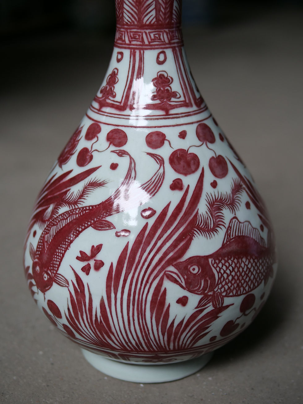 Thumbnail: Red and White Series - Medium Vase