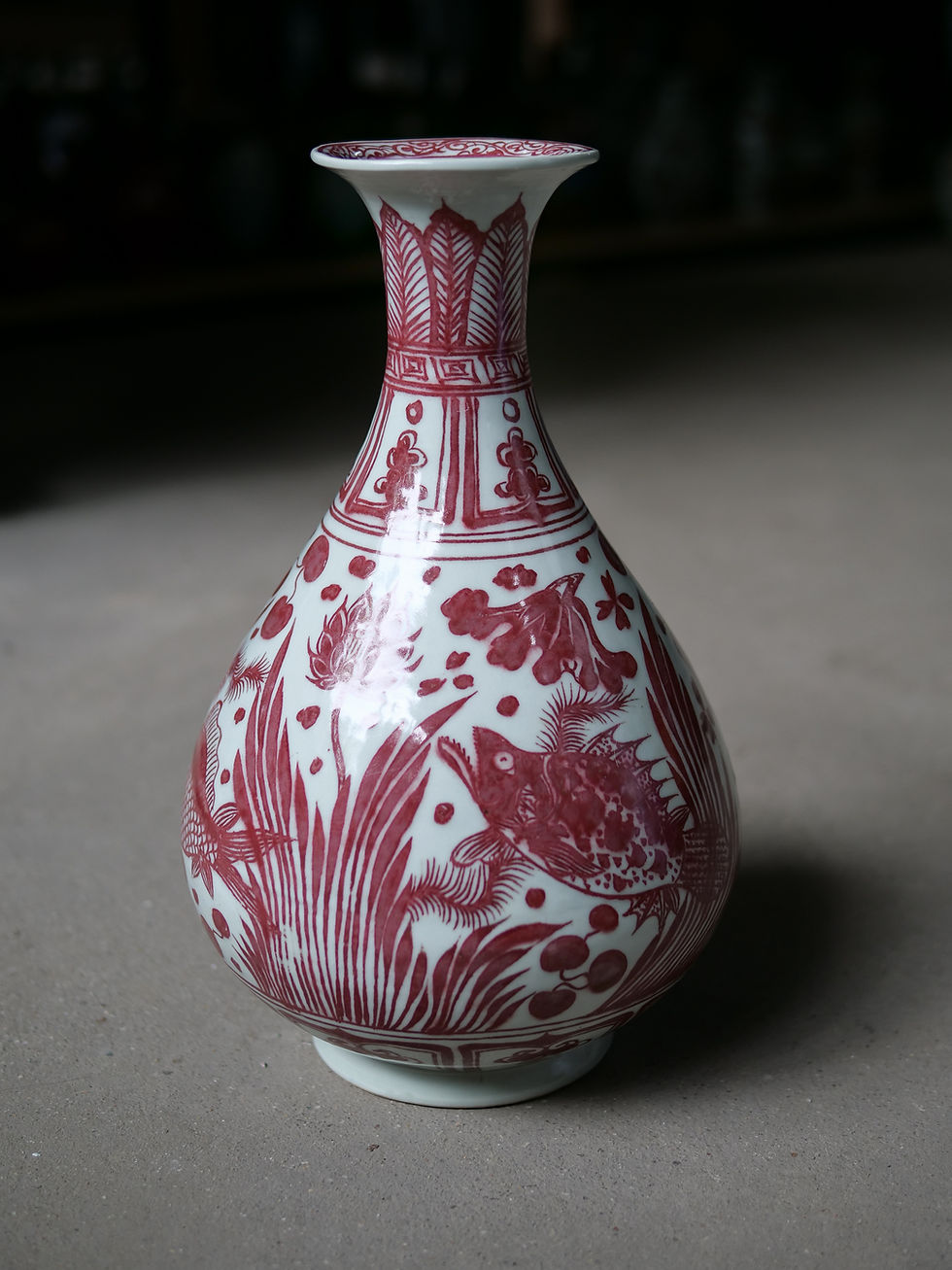 Thumbnail: Red and White Series - Medium Vase