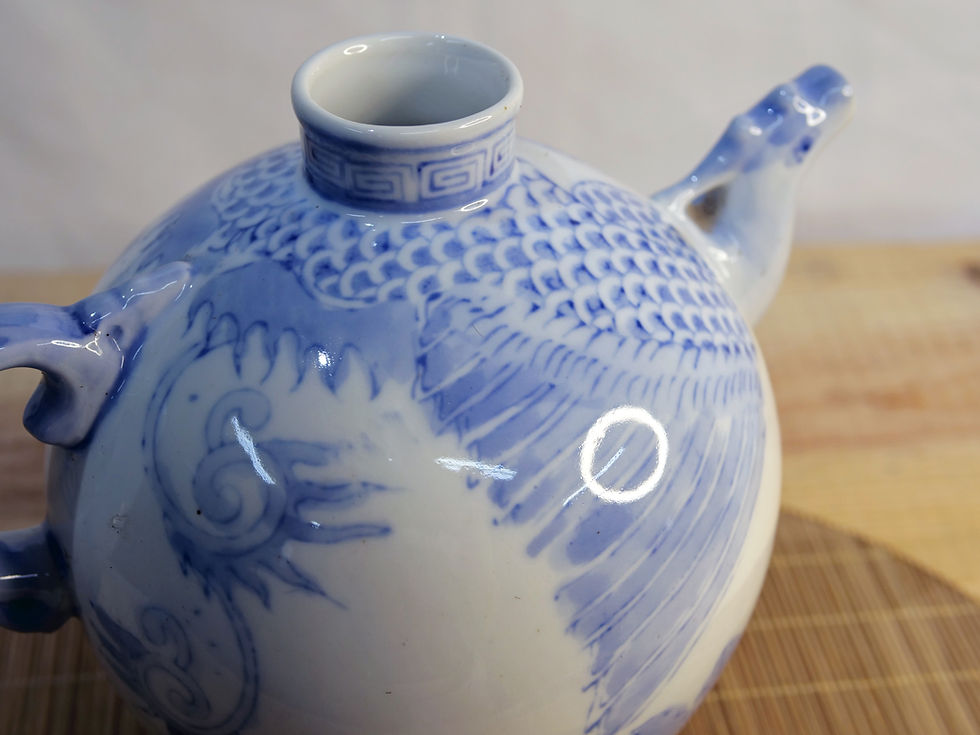 Thumbnail: Small Blue and White Teapot