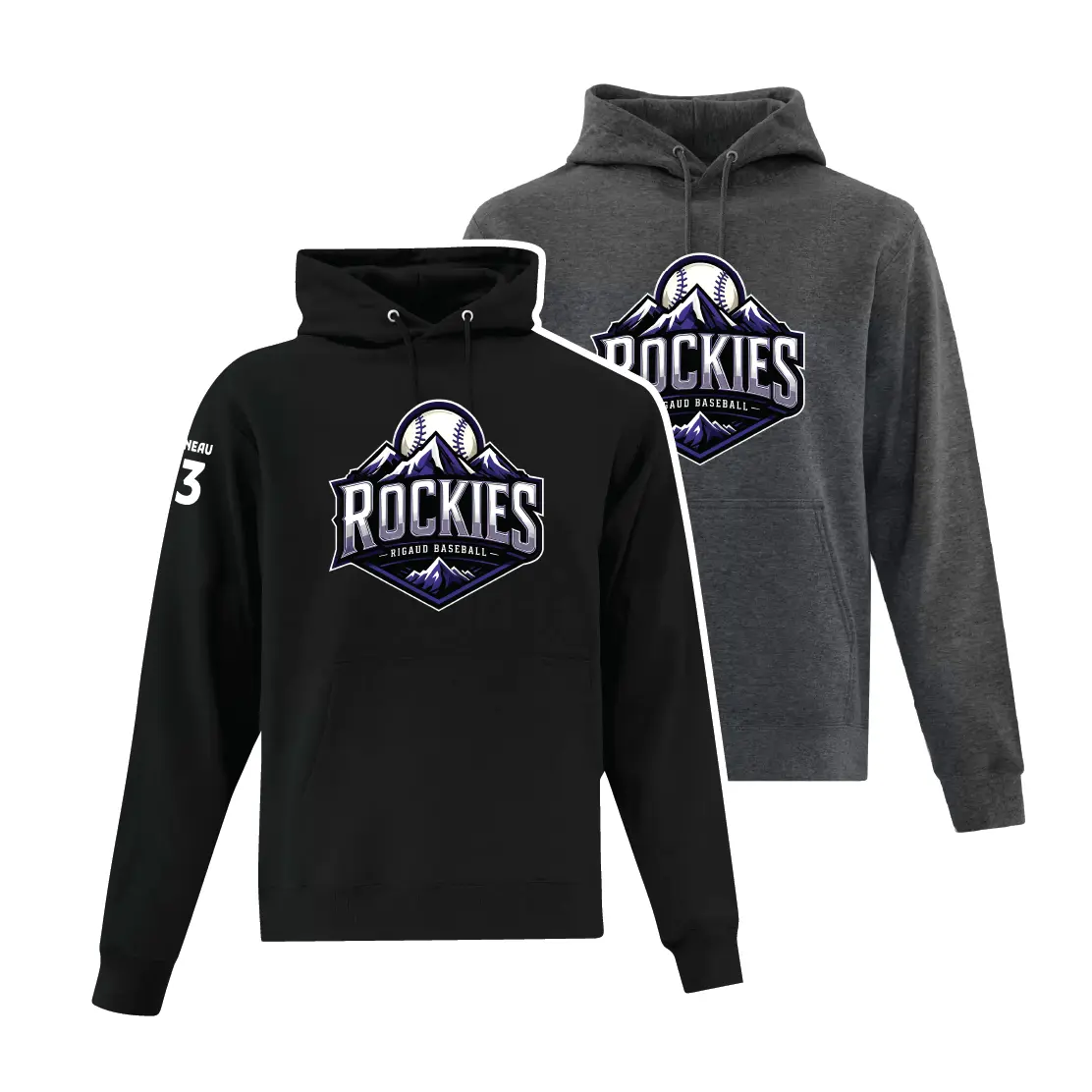 Rockies Baseball Cotton Blend Hoodie