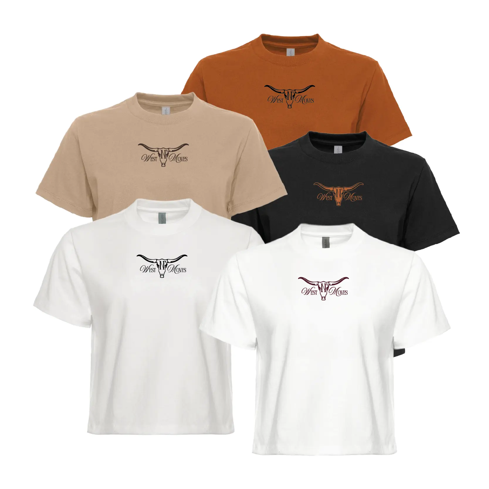 T-shirt court boxy pour femme West N' Moves