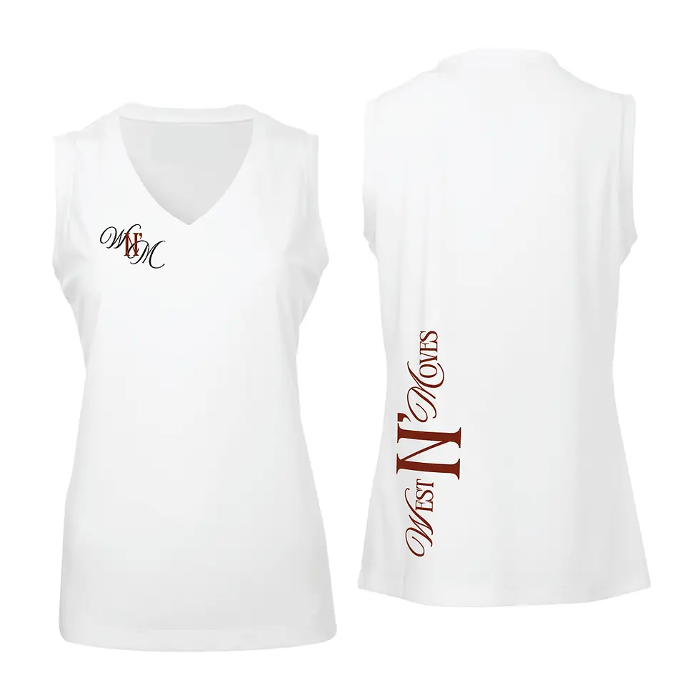 Thumbnail: West N' Moves Sleeveless Performance V-Neck