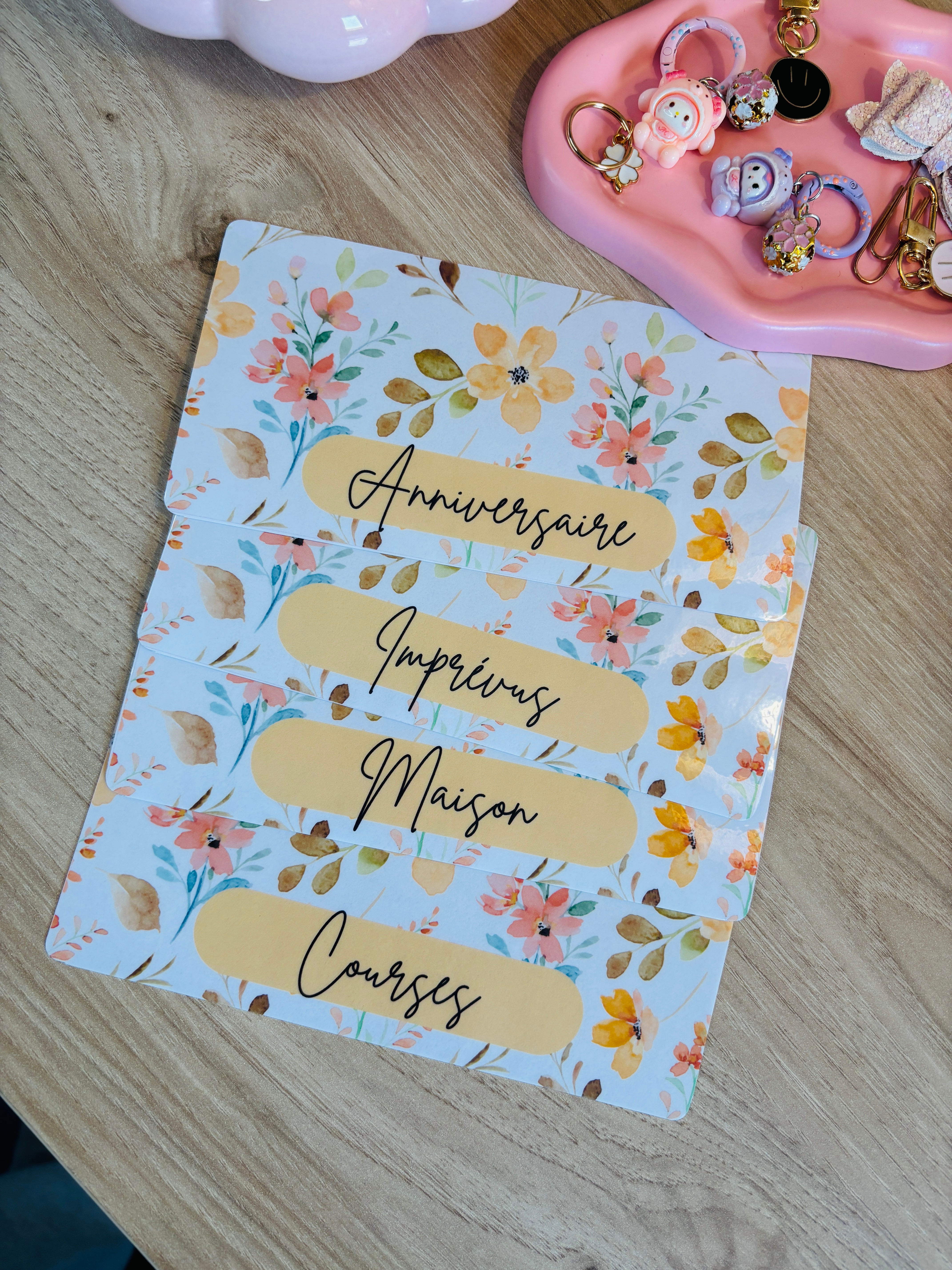 ♡ Page de garde A6 catégorie Flowers 