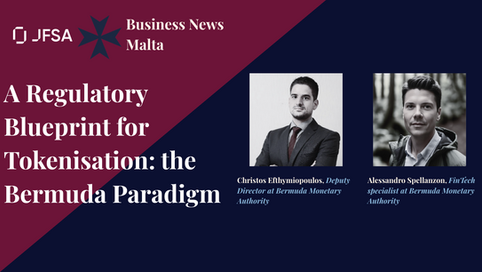 A Regulatory Blueprint for Tokenisation: the Bermuda Paradigm | Christos Efthymiopoulos & Alessandro Spellanzon