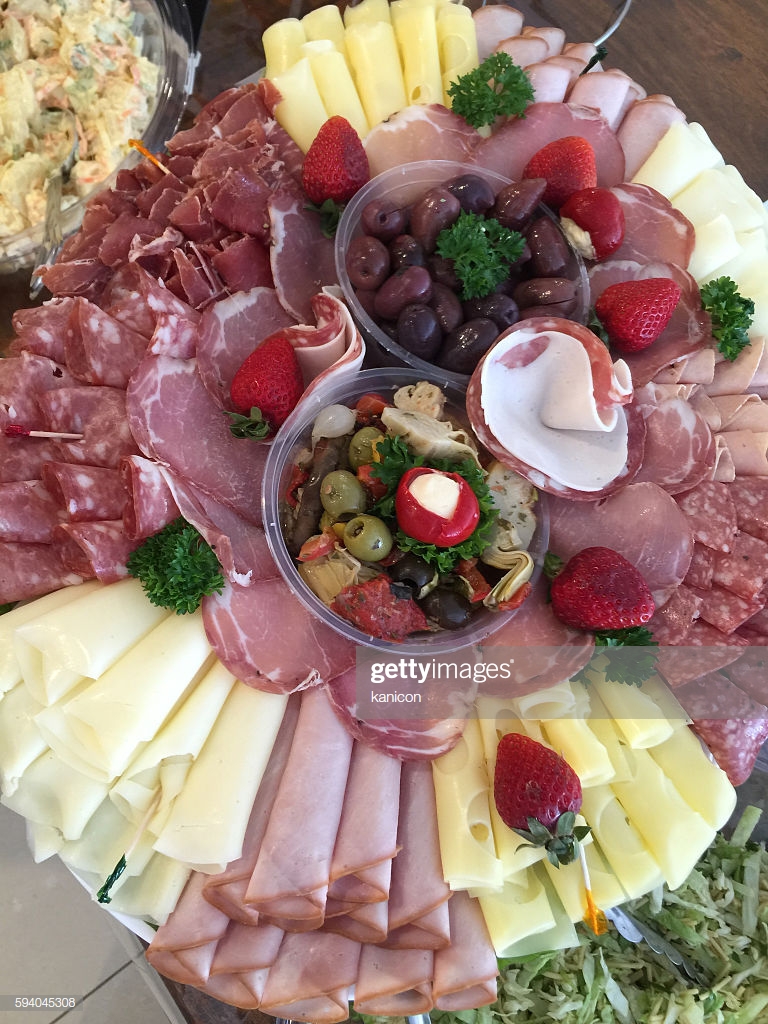 Arranged Food and Objects