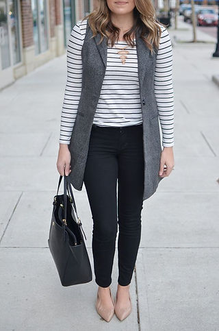 woman wearing a casual outfit 
