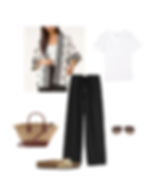 summer outfit idea for a curvy woman