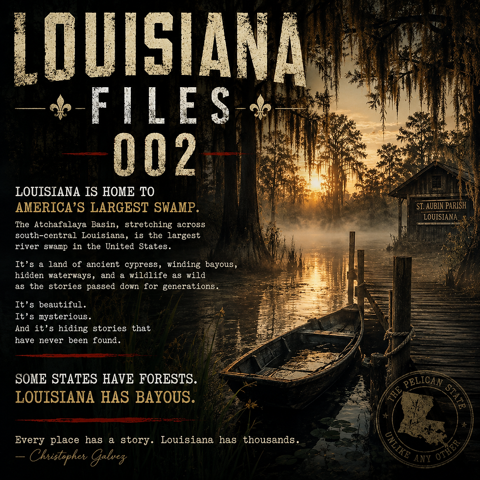 Louisiana Is Home to America's Largest Swamp