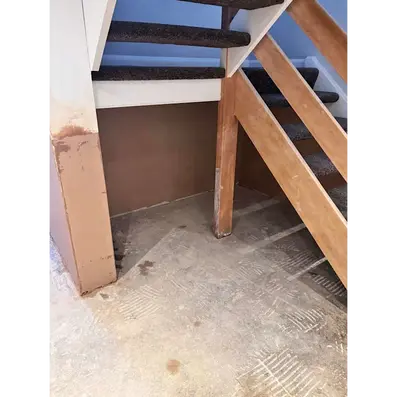 staircase plastering