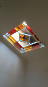 tinted ceiling window