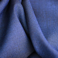 Cobalt and black two-tone tonic cloth closeup shot