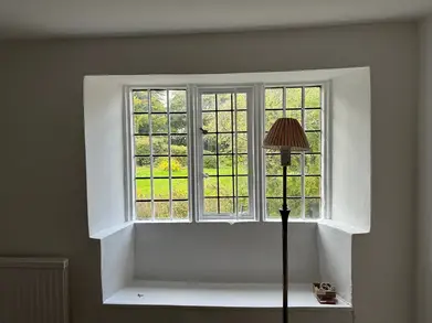 Large window in a living space