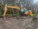 Tracked 1–21 tonne excavator operating on a construction site