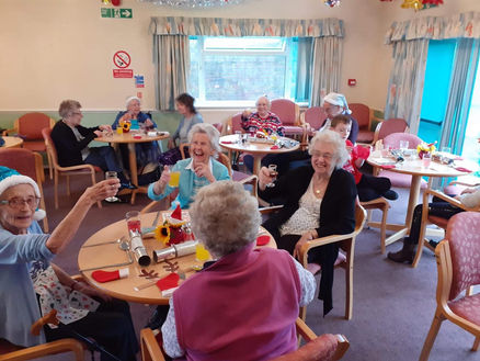 elderly people at Memory Lane Café