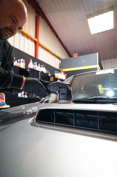 close up of the bonnet