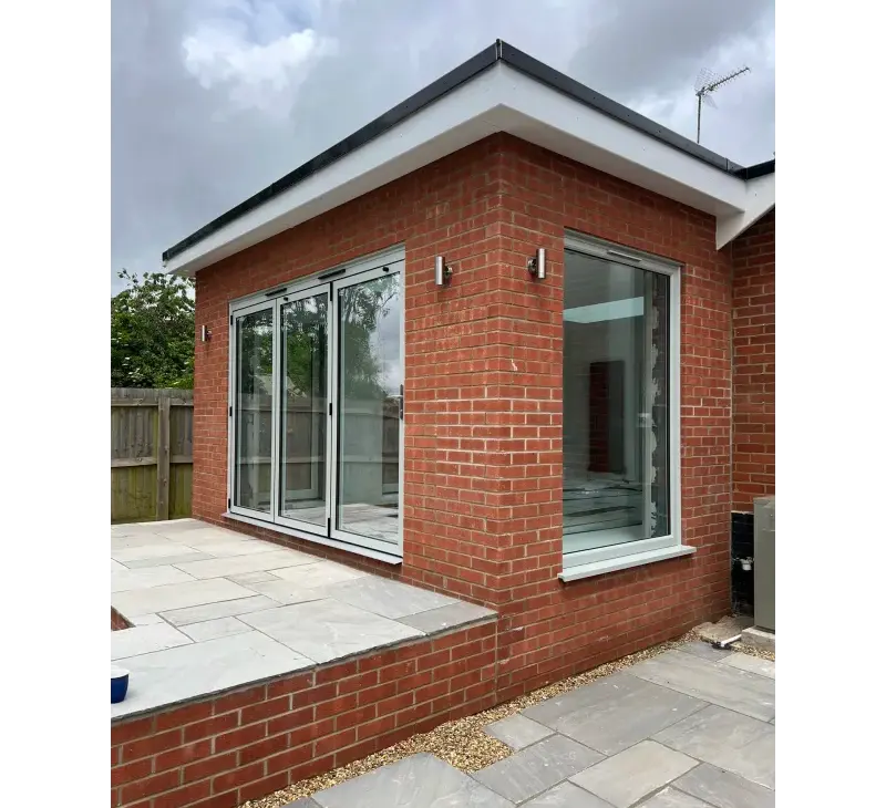 door glazing on house extension by Arc Glass and Glazing, King's Lynn
