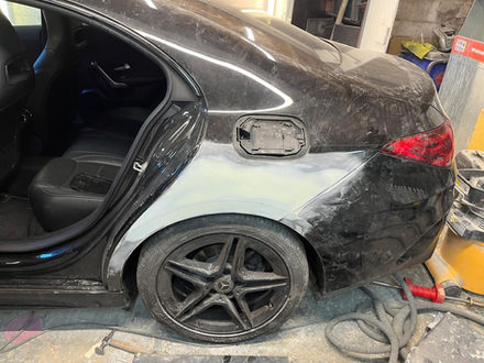 filler on car dent