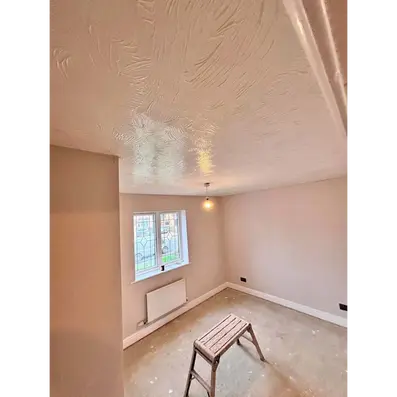ceiling artex plastering