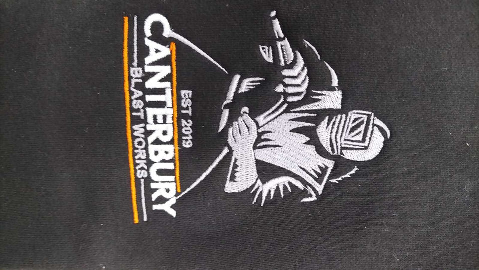 Canterbury Knights logo printed on dark t-shirt