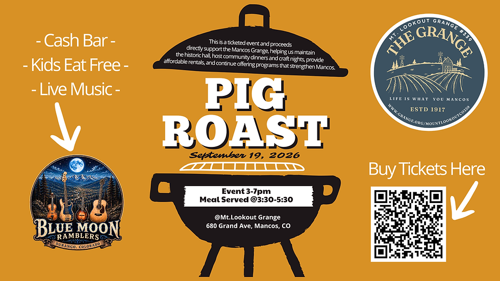 Pig Roast Fundraiser