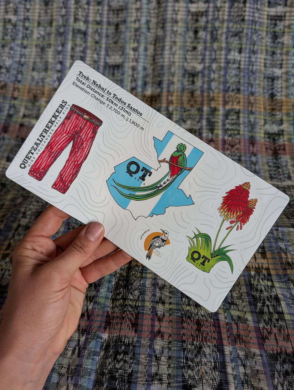 Thumbnail: QT "Nebaj->Todos Santos" Sticker Sheet