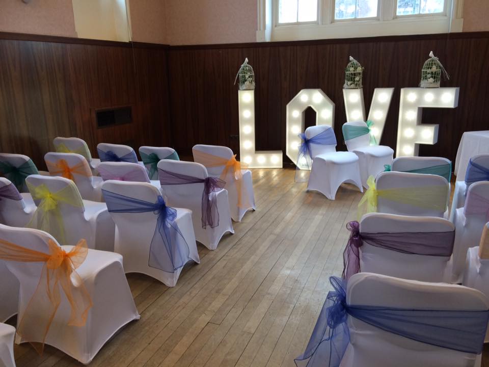 Chair Covers & Sahses Glasgow JMD Entertainments