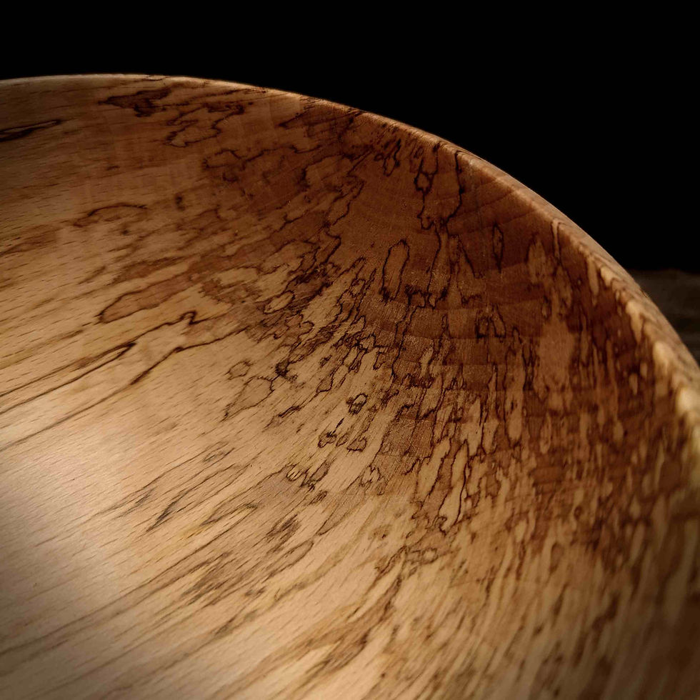 Thumbnail: 'Log Pile' Spalted Beech Bowl