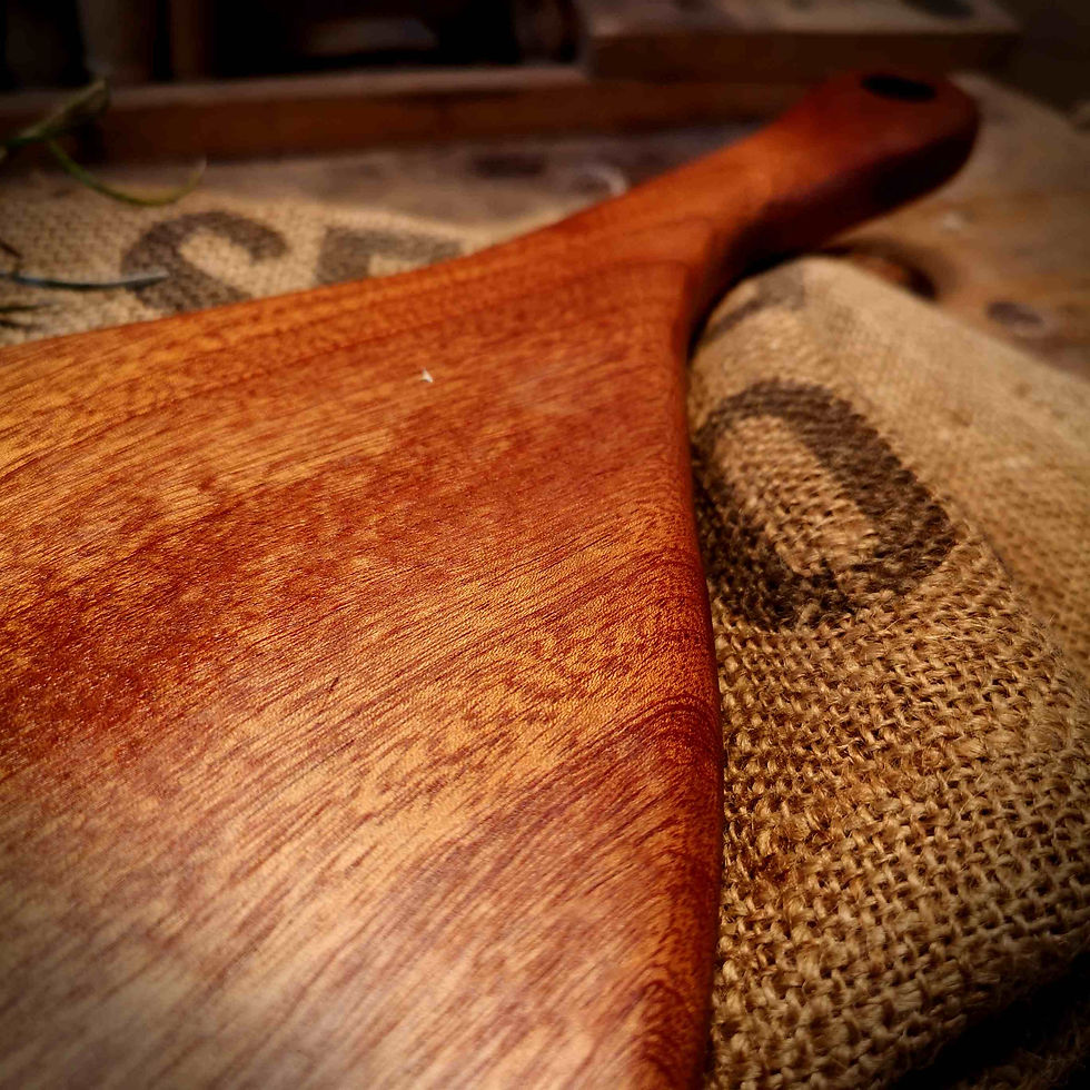 Thumbnail: Large Sapele Serving Paddle