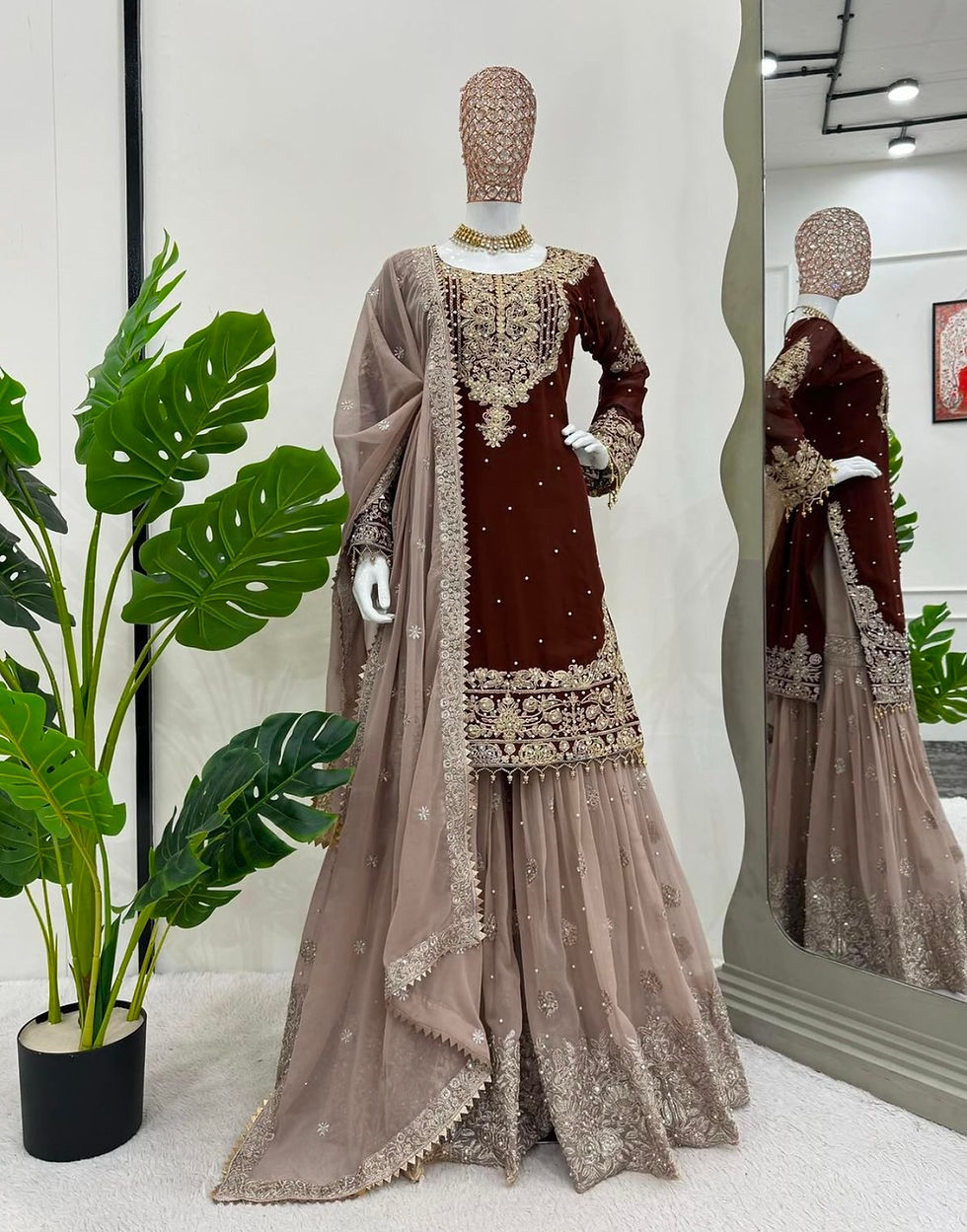 Thumbnail: Premium sharara set