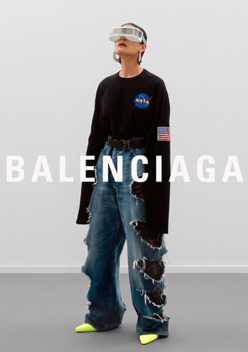 Balenciaga jewelry afterworld fall collection lithoplast 