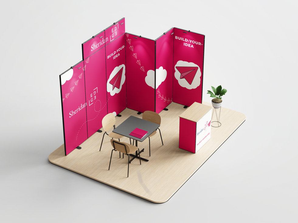Booth mockup