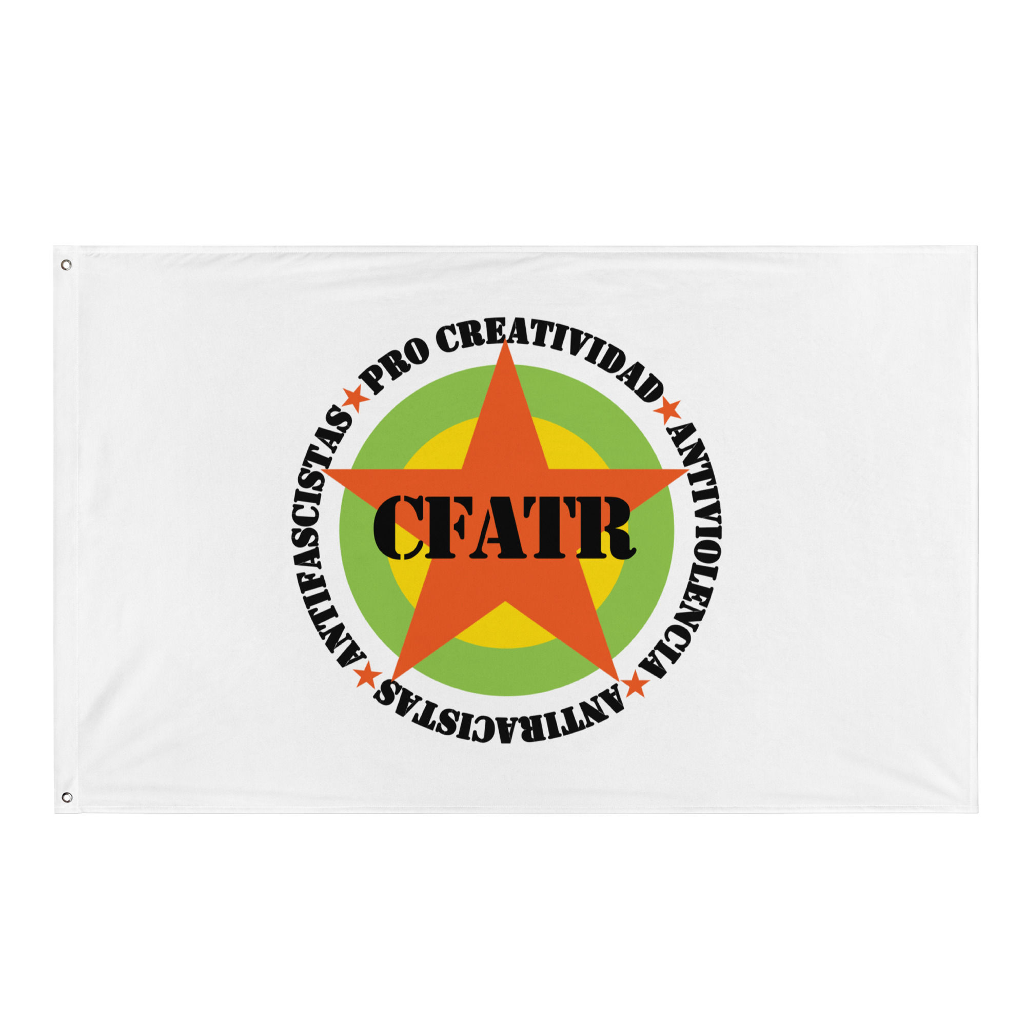 Clash Fans Against The Right Logo flag