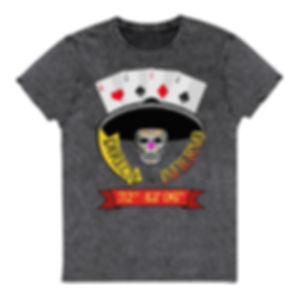 "Directo al Infierno" denim t-shirt